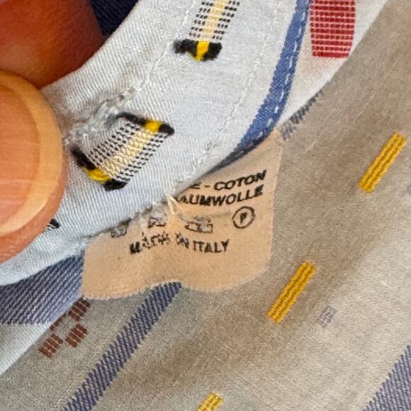 ETRO....RARE Holiday Collection, light bl, stripped Dress Shirt, size 39 - Picture 9 of 10